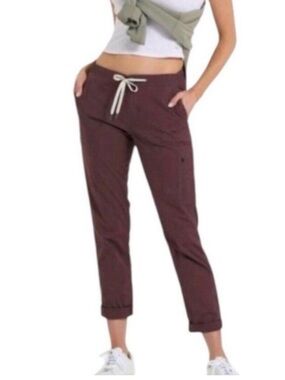 Vuori Women's Ripstop DuraTerra Pants Chestnut Brown Medium M
